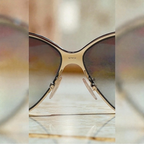 Roberto Cavalli Tene Chic Black and Gold Snake Detail Sunglasses - Picture 9 of 9